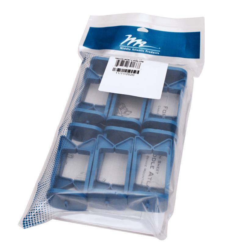 Middle Atlantic Forward C Style Ring Cable Management - C Shaped - 12 Pack