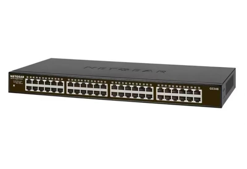NETGEAR GS348 48-Port Gigabit Ethernet Unmanaged Essentials Switch