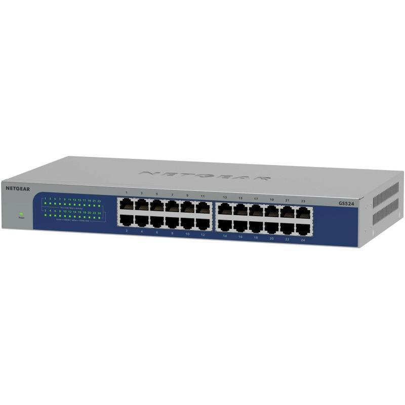 NETGEAR GS524 24-Port Gigabit Ethernet Unmanaged Switch