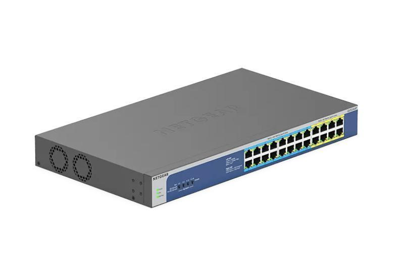 NETGEAR GS524UP 24-Port Gigabit Ethernet High-Power PoE+ Unmanaged Switch with 16-Ports PoE++