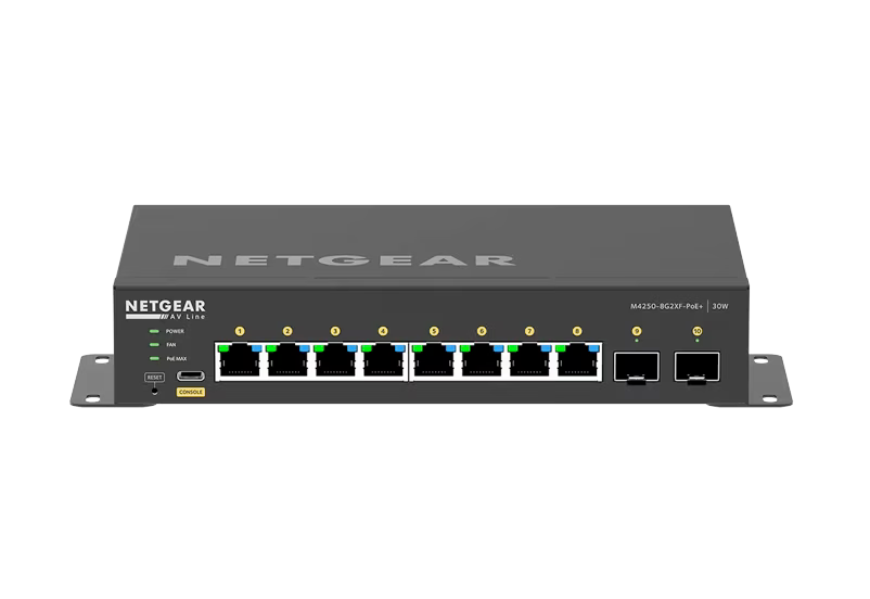 NETGEAR GSM4210PX M4250-8G2XF-POE+ Managed Switch