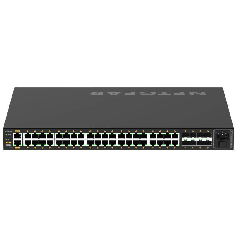 NETGEAR GSM4248PX-TAANAS M4250-40G8XF-PoE+ Managed Switch - TAA Compliant