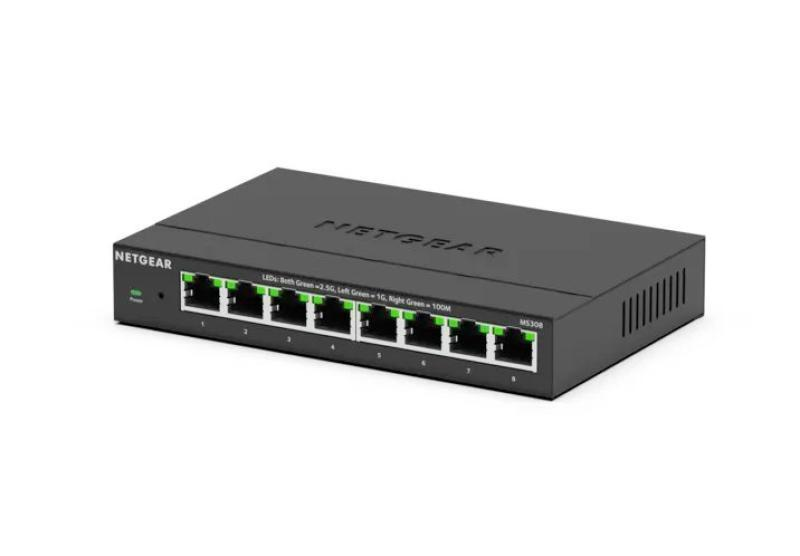 NETGEAR MS308 8-Port 2.5G Multi-Gigabit Ethernet Unmanaged Essentials Switch
