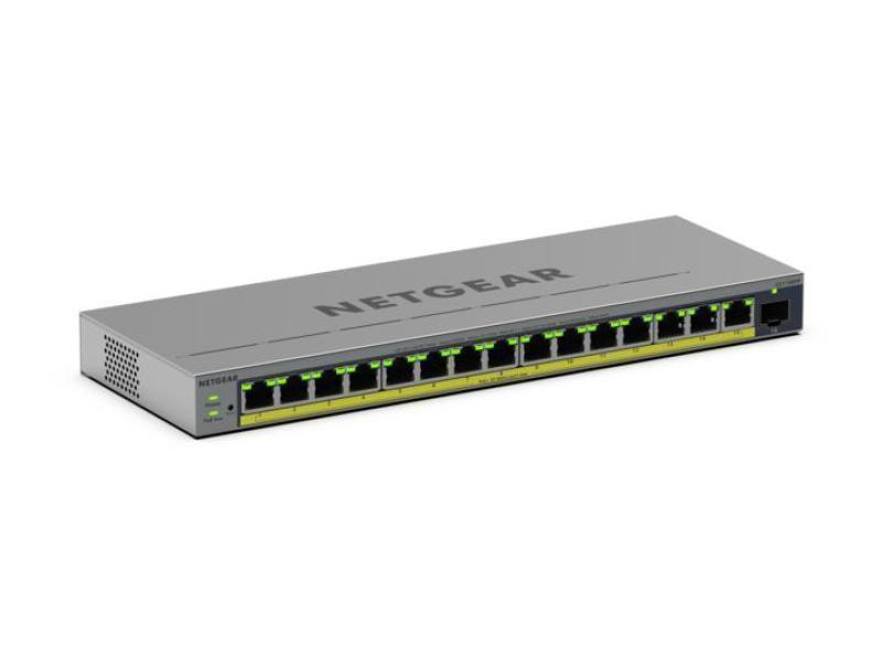 NETGEAR GS116EPP 16-Port Gigabit Ethernet PoE+ Easy Smart Switch
