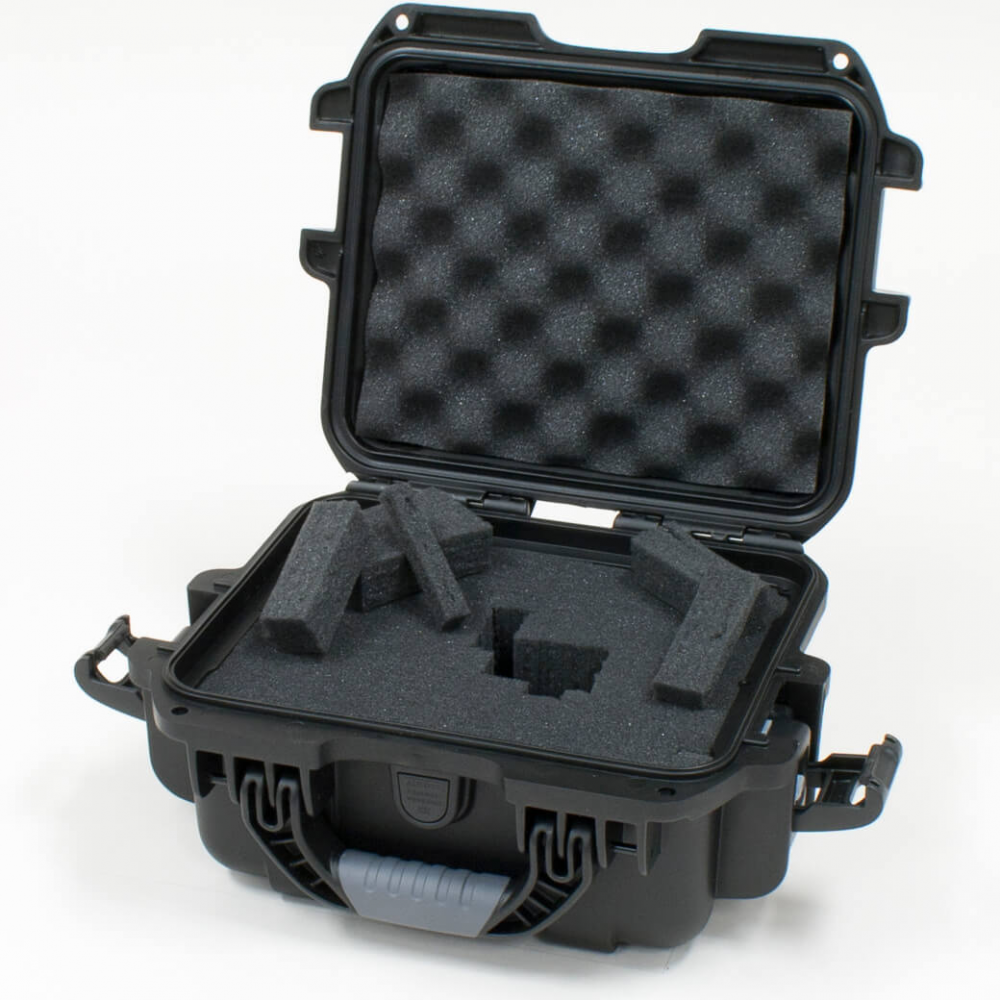 GU-0907-05-WPDF Utility Case with Diced Foam; 9.4″ X 7.4″ X 5.5″