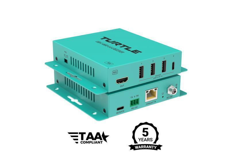 Turtle AV USB-C 4K60 4:4:4 & USB 2.0 Extender