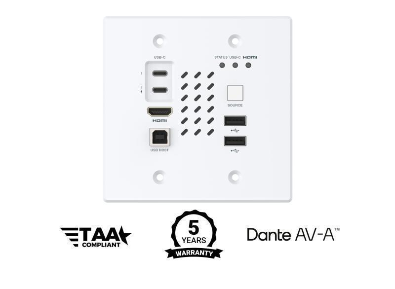 Turtle AV CHAZY 4K Wall Plate Tx