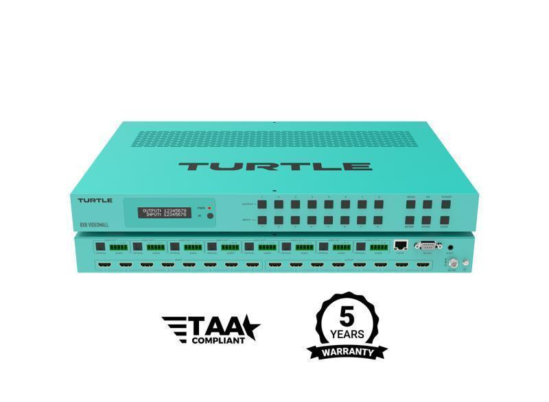 Turtle AV Video Wall 8x8