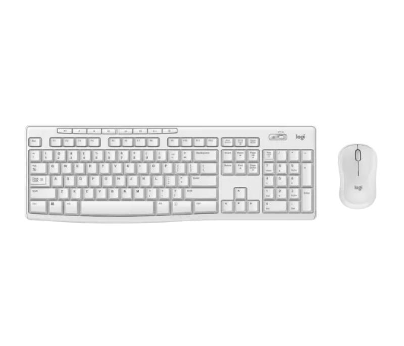 MK270 Wireless Keyboard and Mouse Combo (Off White)
