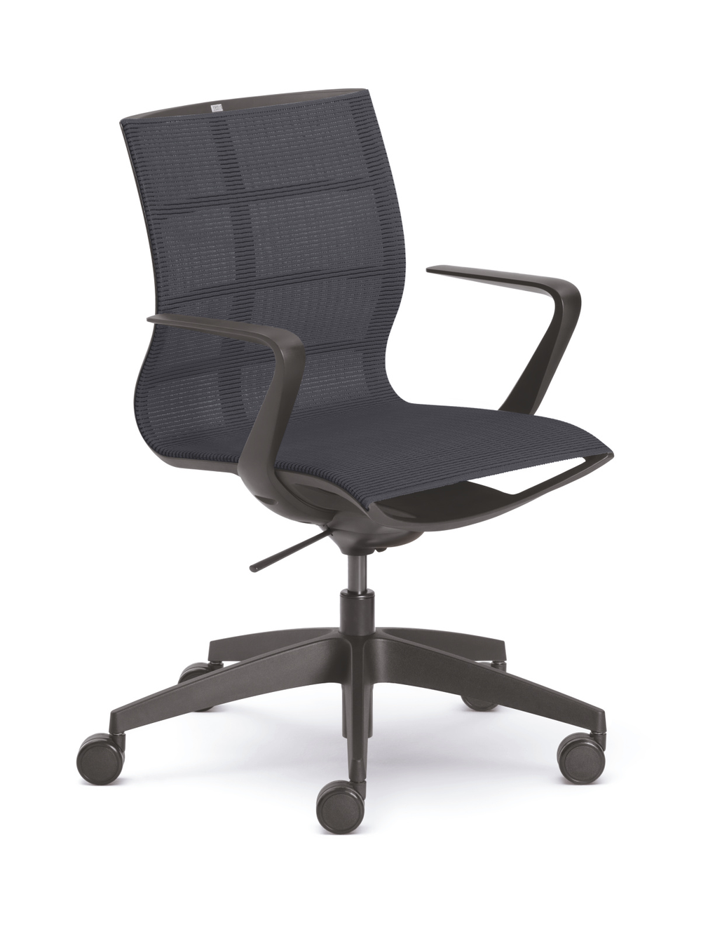 Chair-Sedus se:joy Black Frame Anthracite Fabric