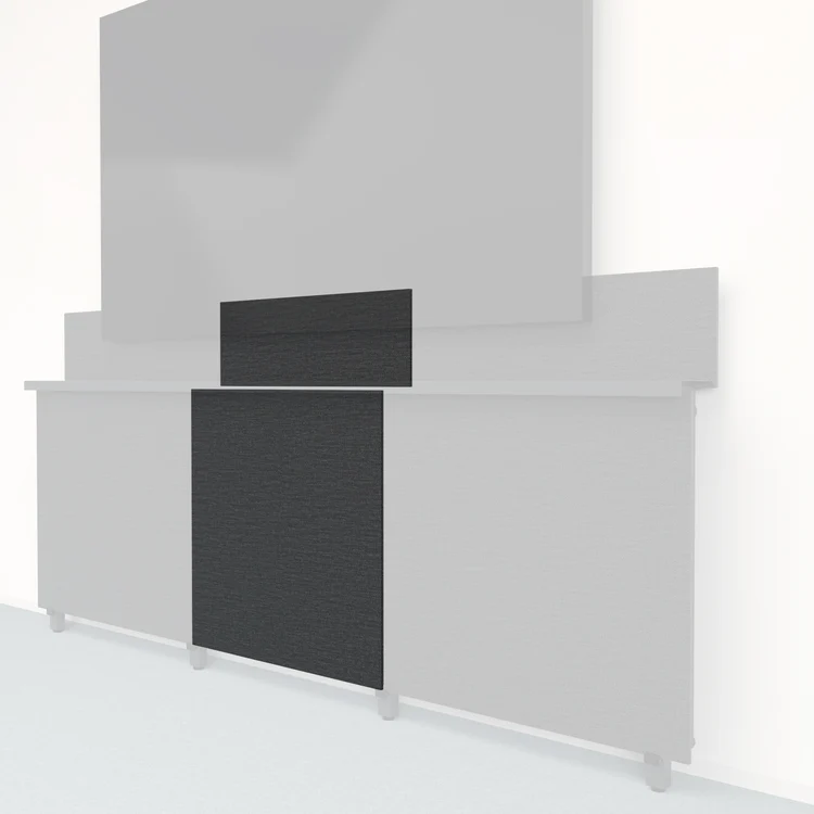 H1280-MW-STEAMSHIP Framework Tall Inner Panel & Backsplash Set