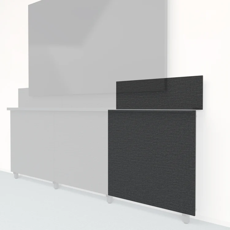 H1281-MW-STEAMSHIP Framework Tall Outer Panel & Backsplash Set