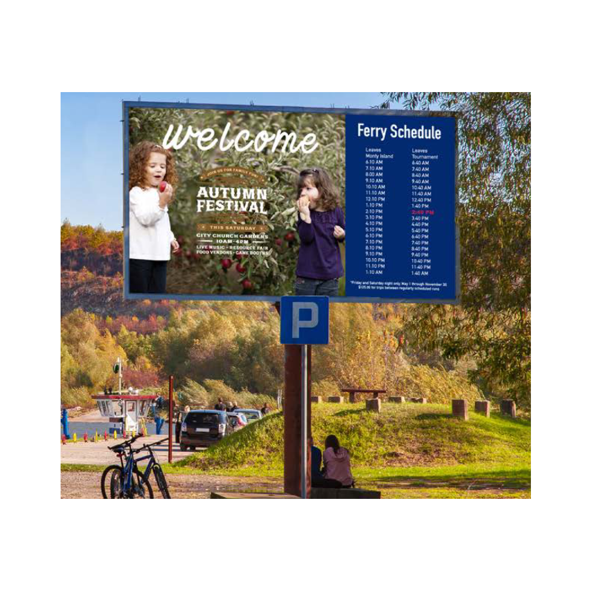 GSCA-H230F Outdoor 230" Ultimate Business Display