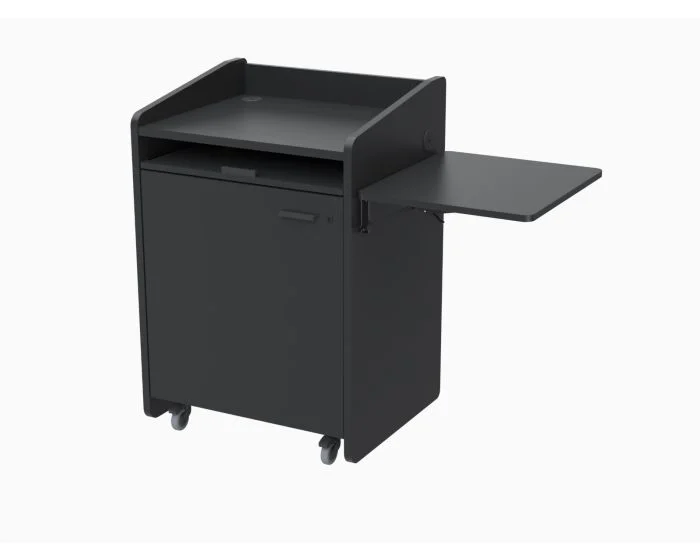 PD3004-BKL Economy Podium with Rack Mount