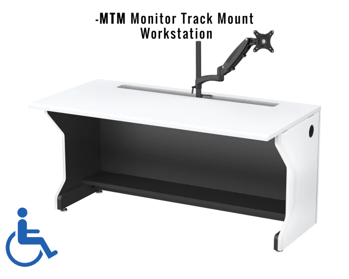 MWS30-60MTM 60" Monitor Track Mount Workstation