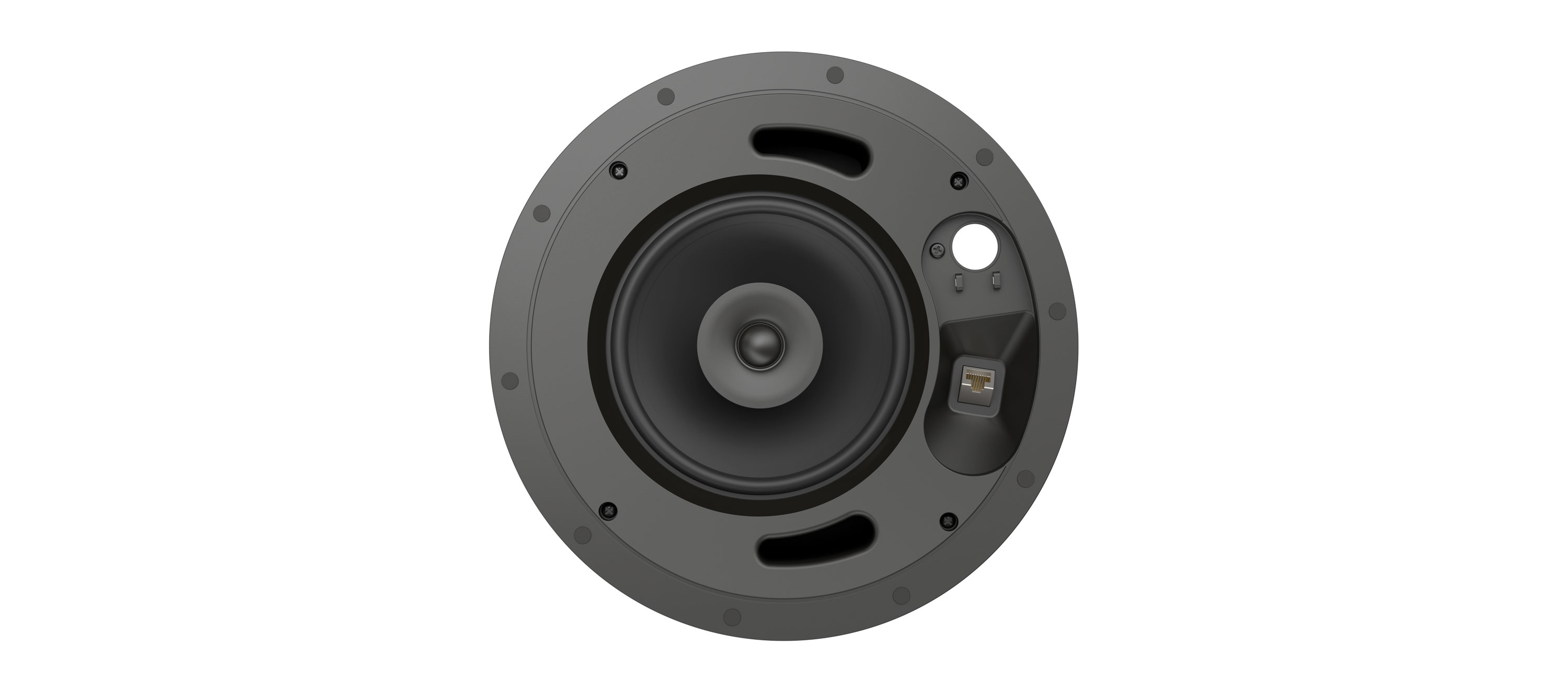CL-6D 6.5” PoE powered, Dante, in–ceiling Speaker