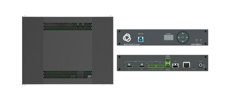 KDS-100EN-U Open–Standard 4K AVoIP Encoder with Ultra–Low Latency & Dual Streaming
