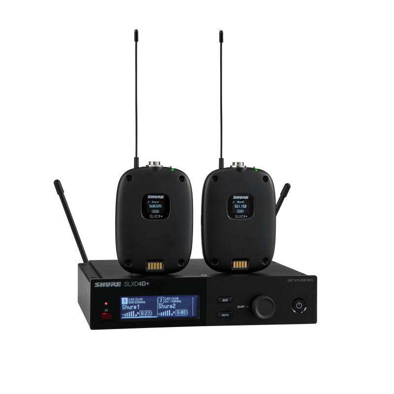SLXD14D+-G57 Dual Wireless Bodypack System - G57 Band