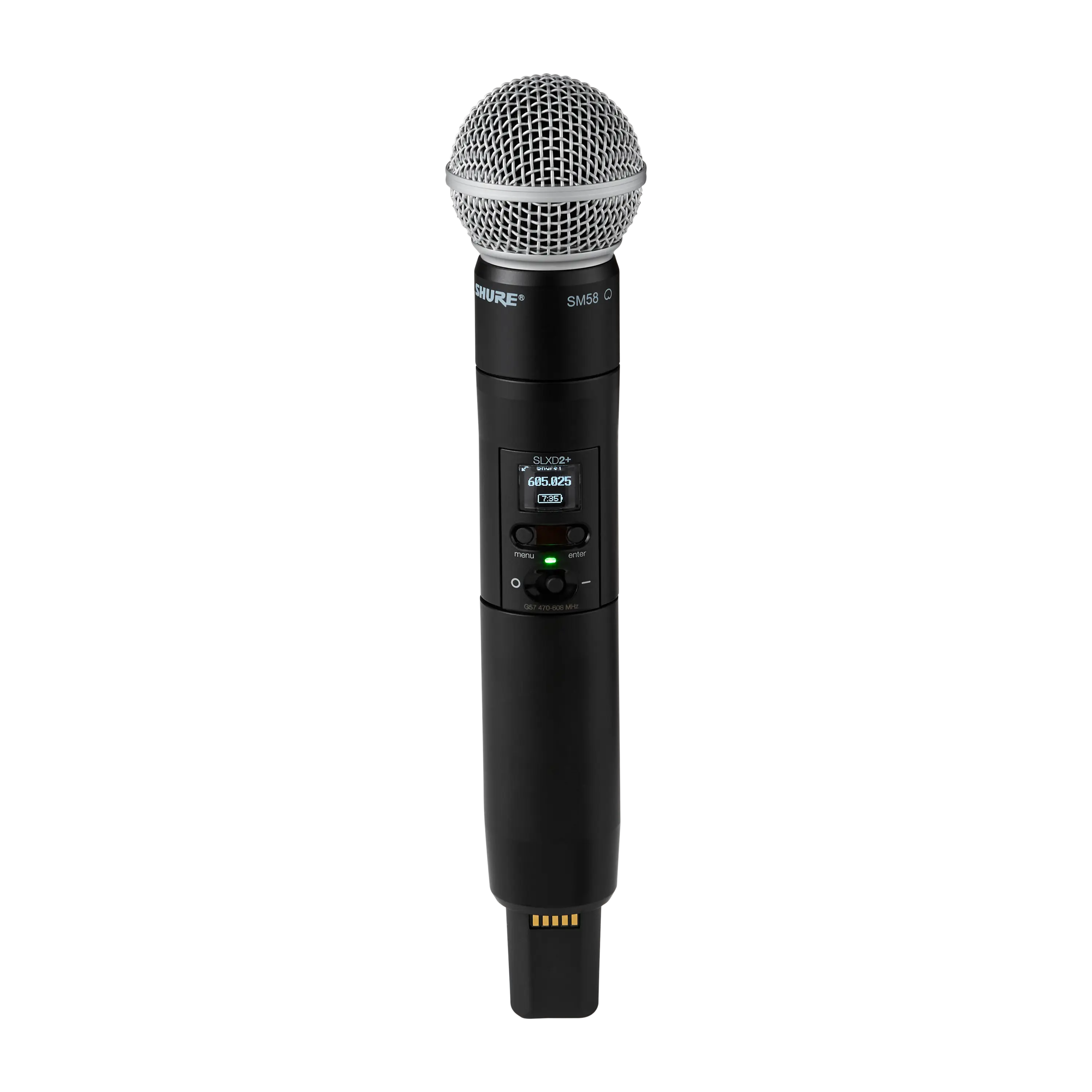 SLXD2+TA/58=-G57 Wireless Handheld Transmitter with SM58 Microphone - G57 Band (TAA Compliant)