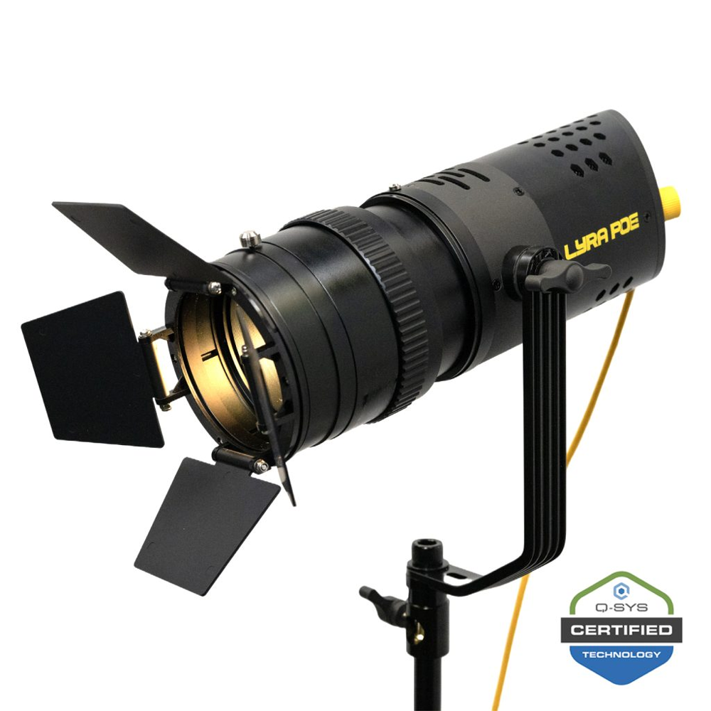 IKAN Lyra POE Bi-Color Studio Zoom Fresnel LED Light