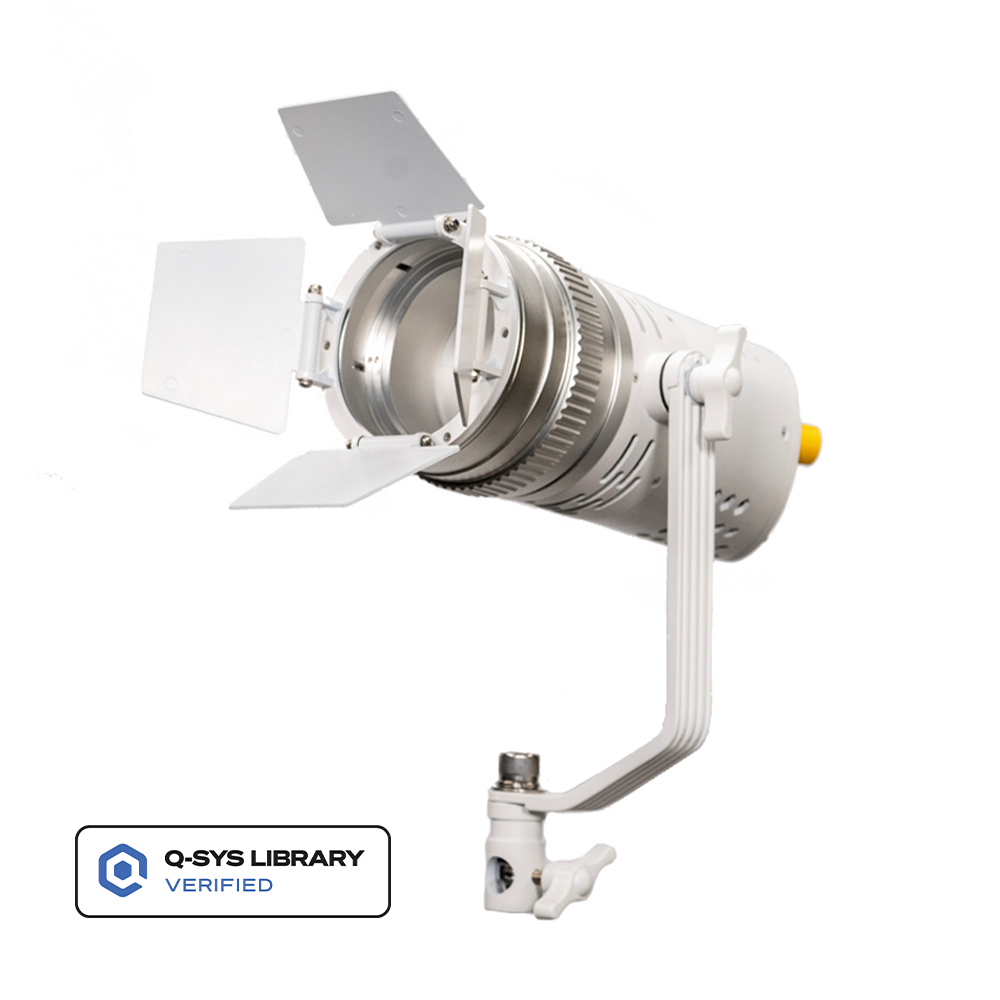 IKAN Lyra POE Bi-Color Studio Zoom Fresnel LED Light (White)