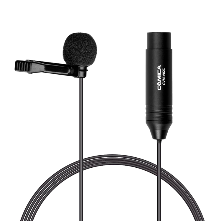 IKAN XLR 48V Phantom Power Cardioid Lavalier Microphone, 5.9 ft.