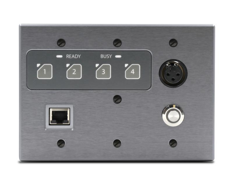 Zip4-3G Dante/AES67 Four-zone Paging Station (Attero Tech)