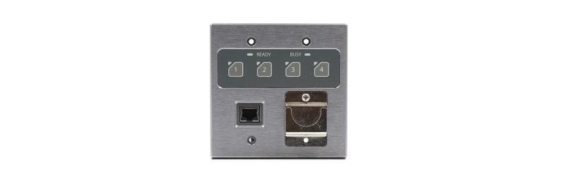 Zip4 Dante/AES67 Four-zone Paging Station (Attero Tech)