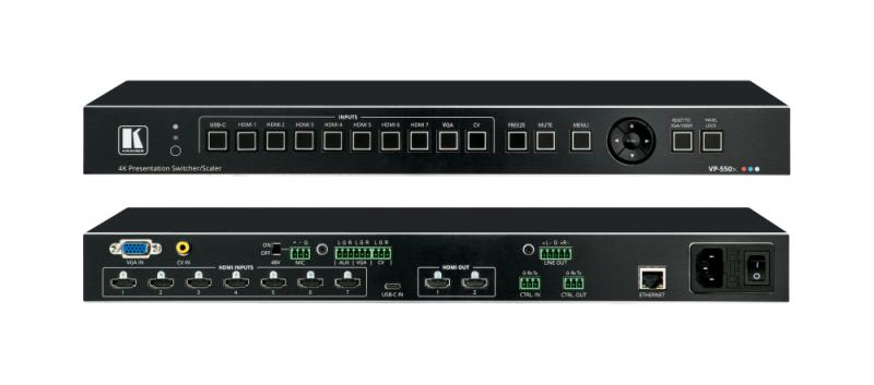 VP-550X 10–Input 4K HDR HDMI Presentation Switcher/Scaler