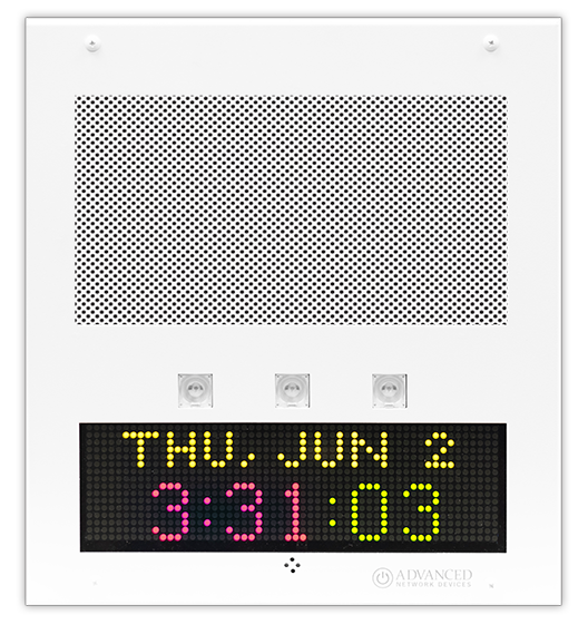 IPSWD-RWB IP Speaker with Display (with flashers)