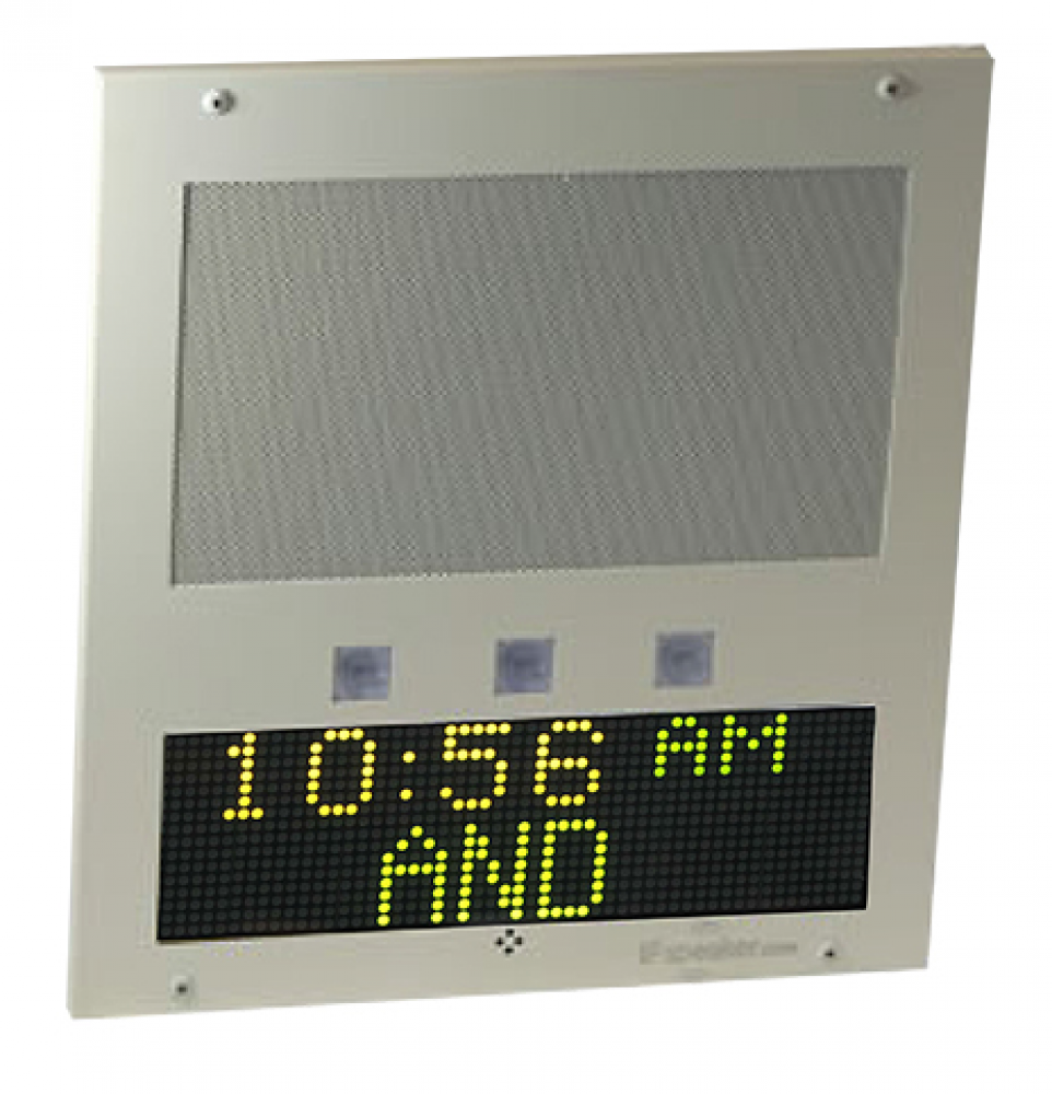 IPSWD-SM-RWB IP Speaker with Display and Flashers (Surface Mount)