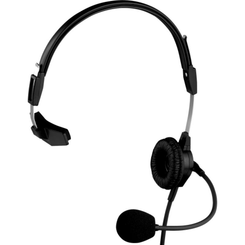 PH-88ER6 Single side headset, coiled, PTT, A6M