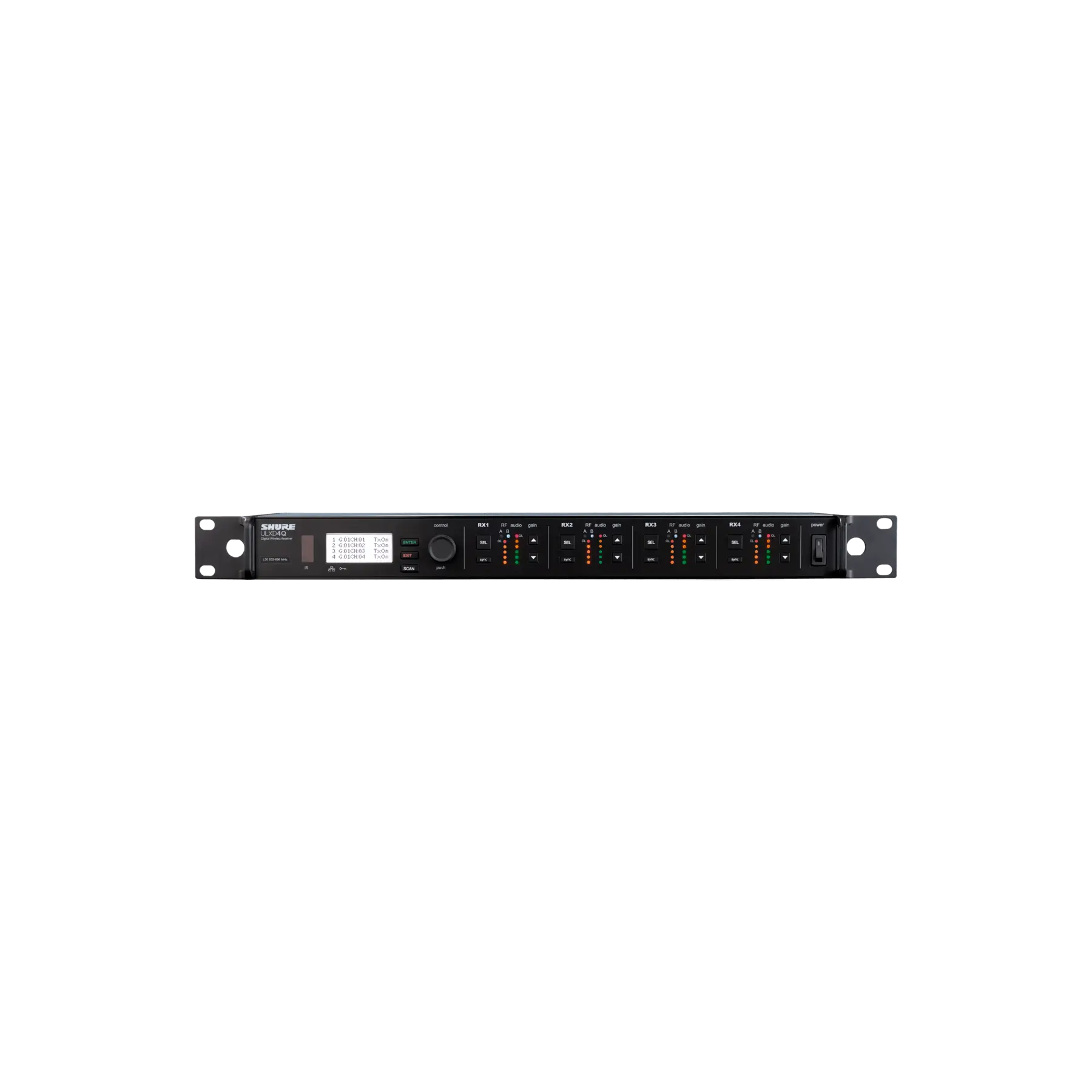 ULXD4QGVTA=-G57 Quad-Channel Digital Wireless Receiver TAA