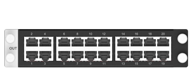 H_20xRJ45 Sending Card