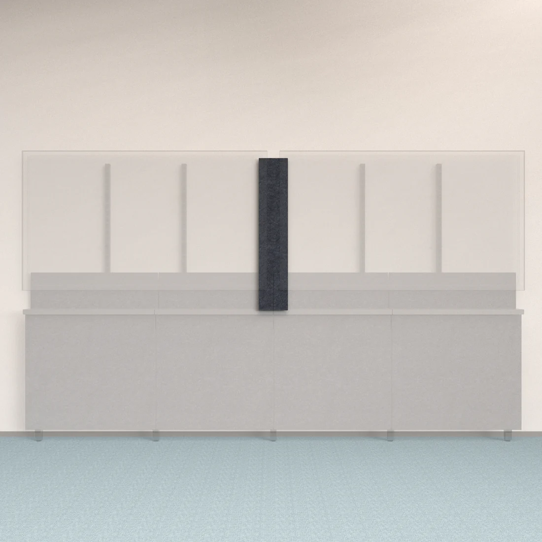 H1286-FR-CAST Framework Accent Wall Panel, Cast Felt Right