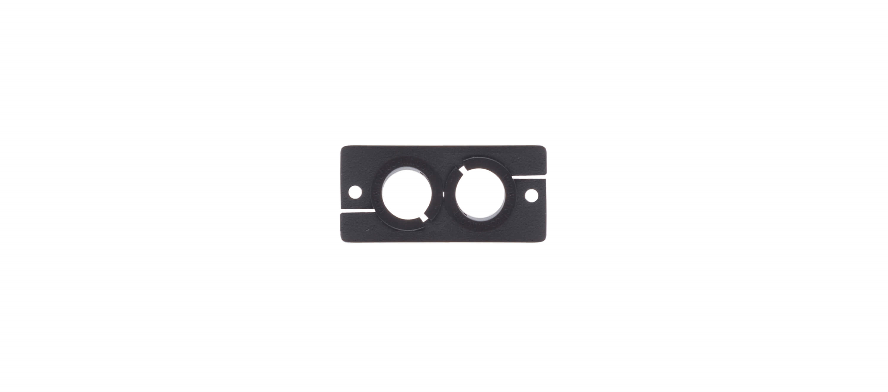 WCP-2-B Wall Plate Insert — Dual Cable Pass–Through