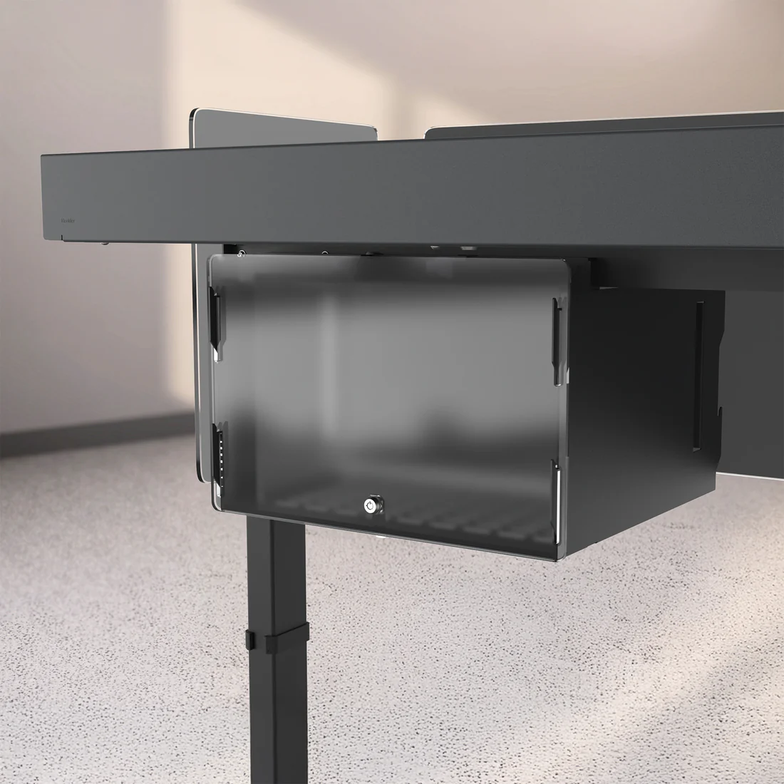 H903S-BG Expansion Rack for Heckler Lectern 6U, Black