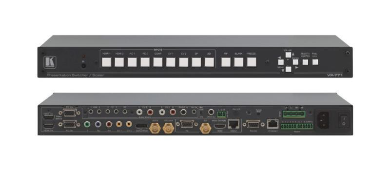 VP-771 9–Input ProScale™ Presentation Switcher/Scaler with Speaker Output
