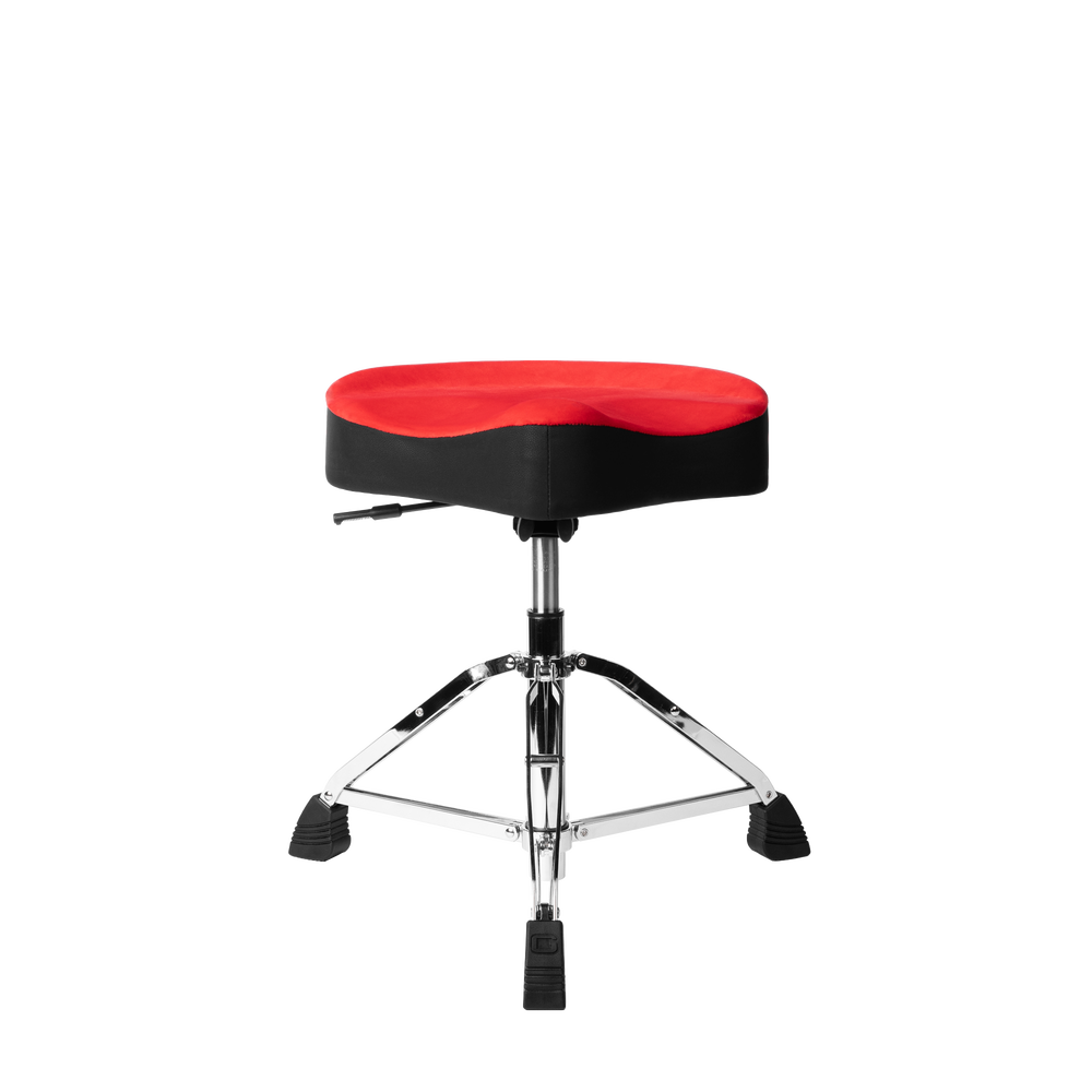 GP-DTH-ASD-RD Gator Air Glide Drum Throne Saddle Seat- Red