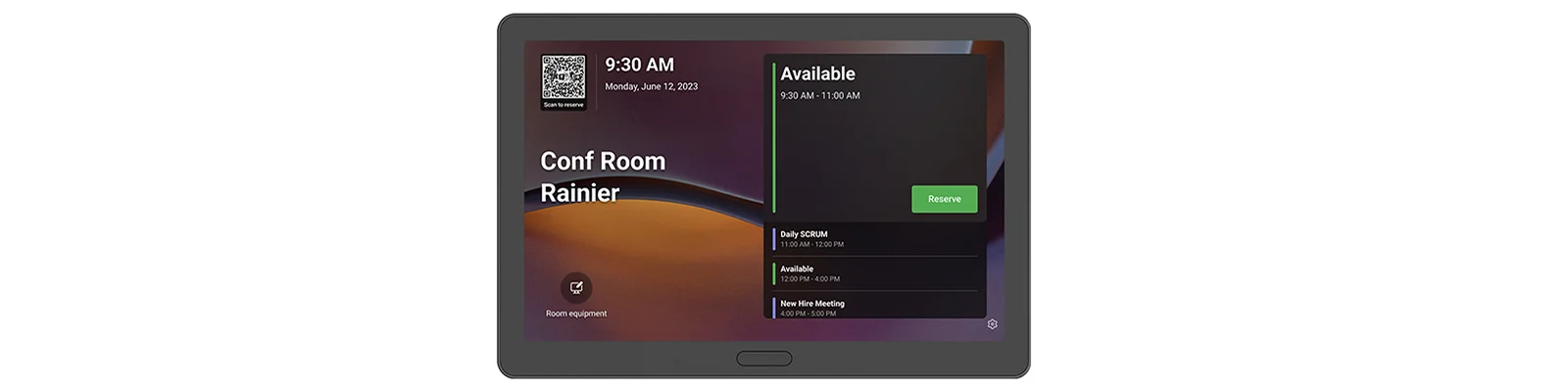 QSP-11 Scheduling Panel