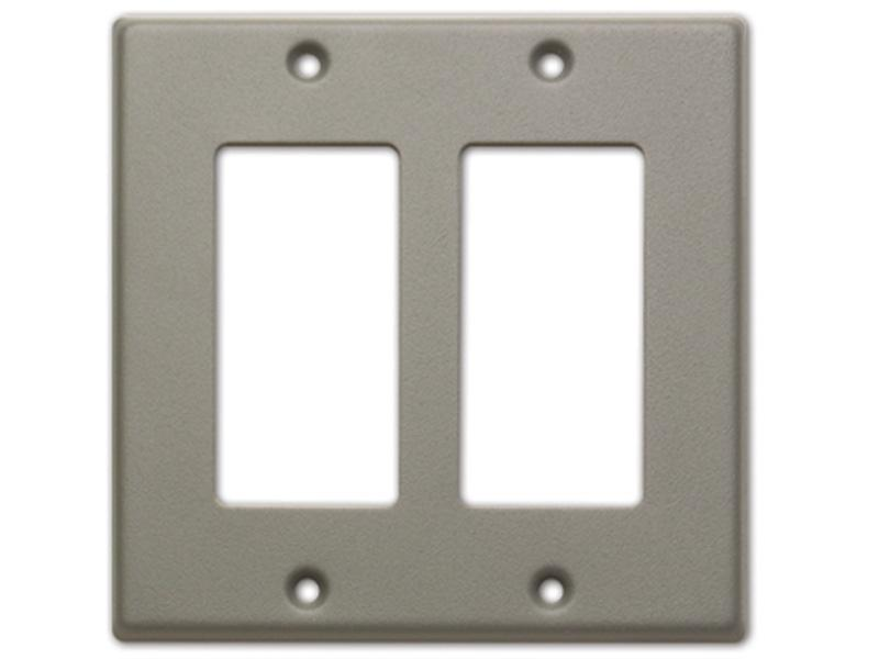 CP-2G Double Cover Plate - Gray