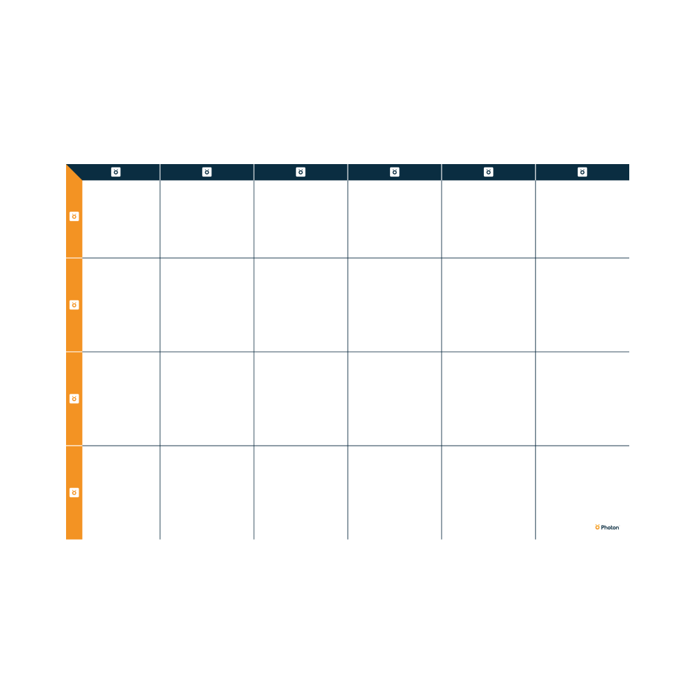 Photon Educational Mat - Plain (Grid)