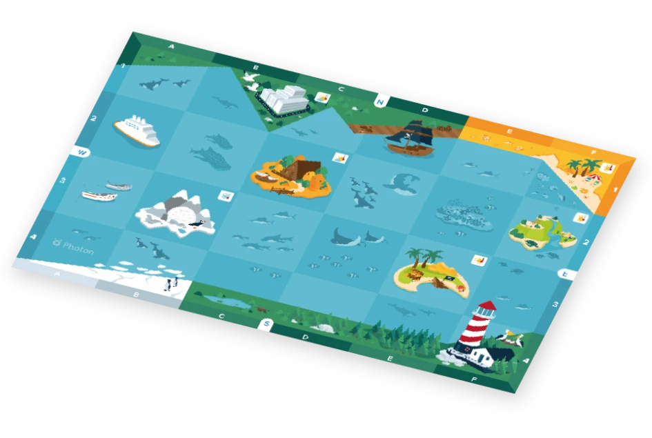 Photon Educational Mat - Adventures at sea