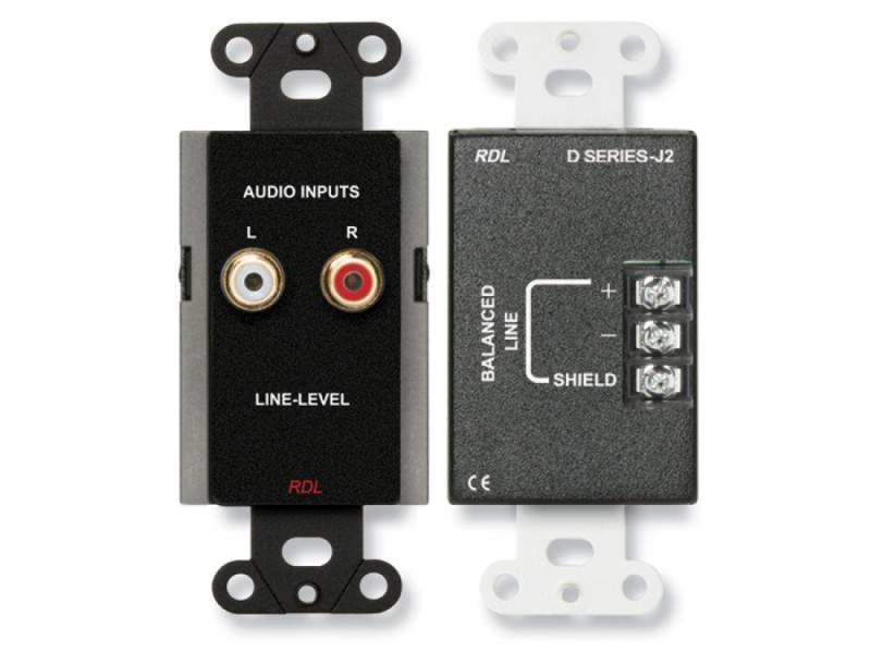 DB-J2 Line Input Assembly (Black)