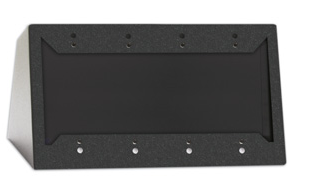 DC-4B Desktop or Wall Mounted Chassis for Decora Remote Controls and Panels - Black