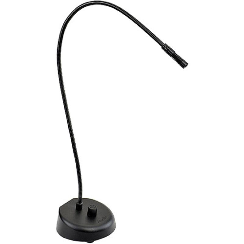 AN-DL24-LED ANSER Desk Light. 24" Gooseneck and Dimmer integrated into Weighted Base. Power Supply included.
