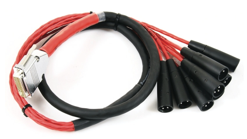 DB25-XLRM DigiSnake 4' 4935-00362-00