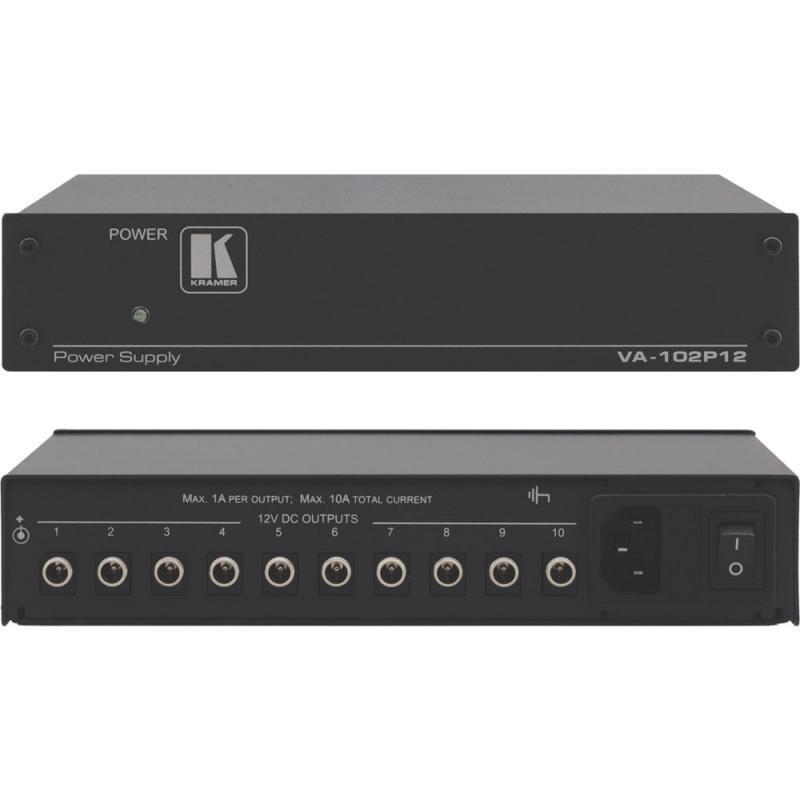 VA-102P12 10-Output 12V DC Power Supply