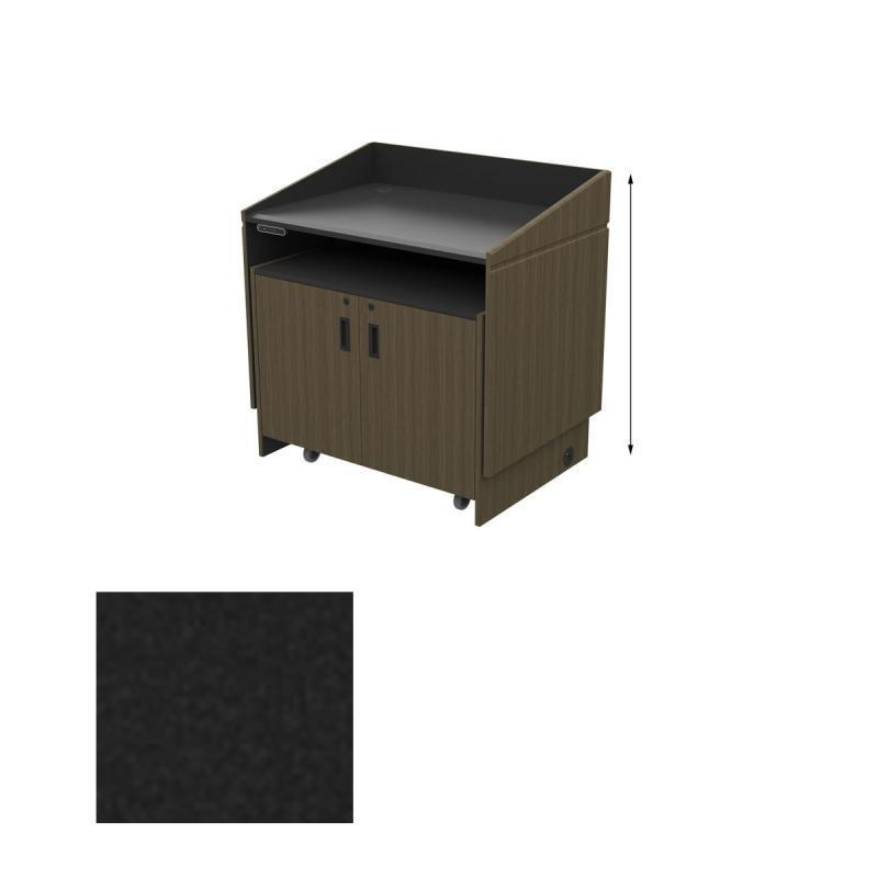 PDYZ35 EBT Height Adjustable Podium, Ebony