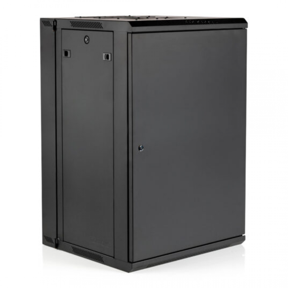 GRW2018508 18U, 21″ Deep Sectional Wall Rack, Steel Door